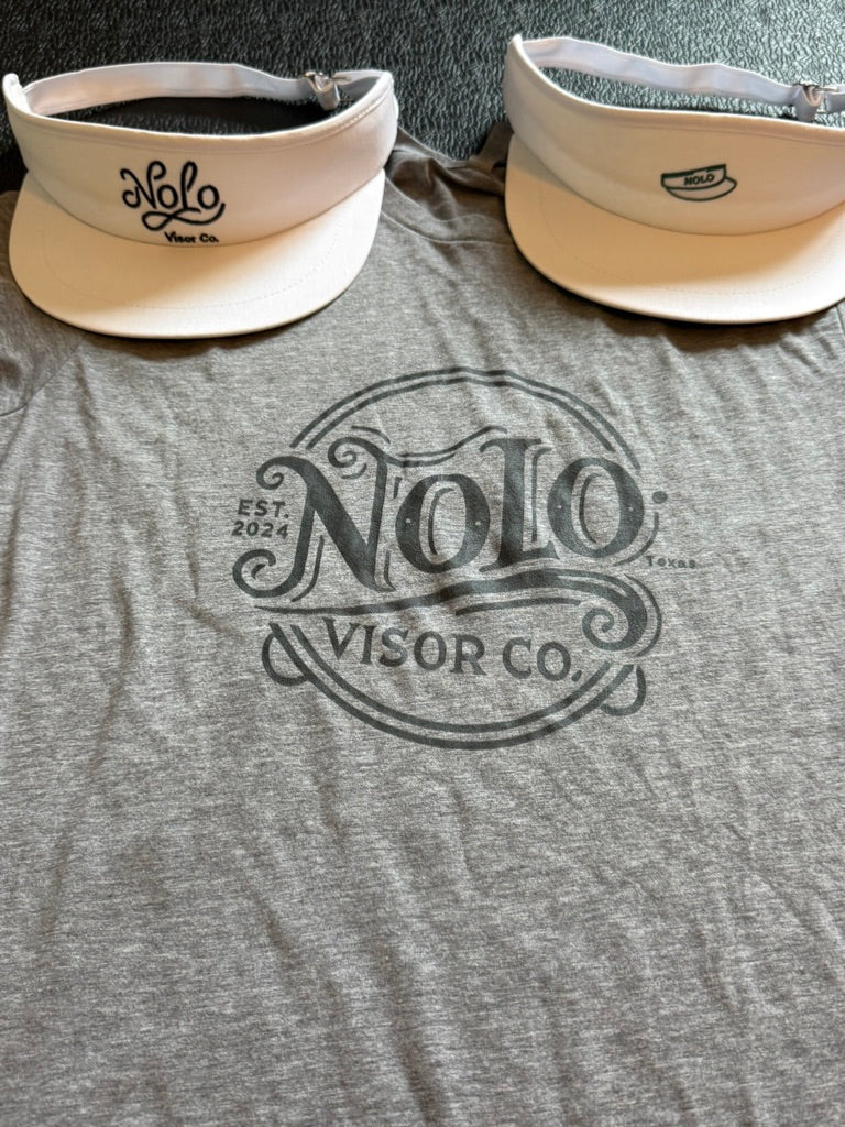 Classic NoLo Logo T-Shirt - Heather Grey