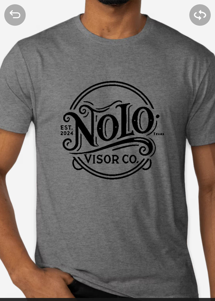 Classic NoLo Logo T-Shirt - Heather Grey